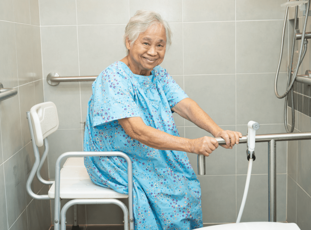 handicap accessible showers